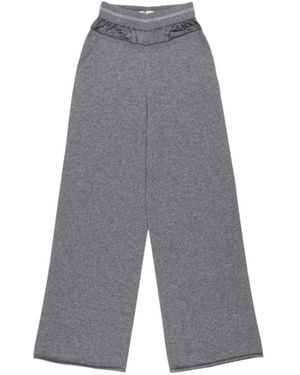 Nenette Wide Pants - Gray