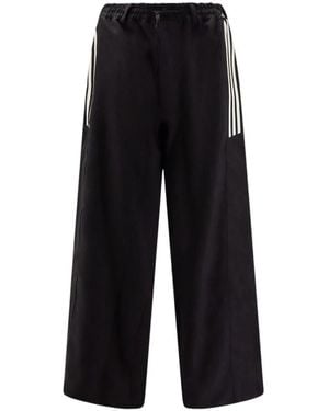 Y-3 Wide Trousers - Black