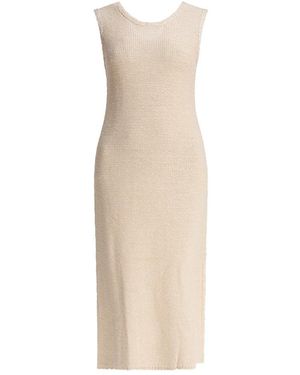 Sandbeige Midi Dresses - Natural