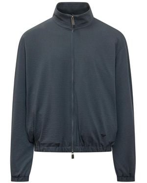 Emporio Armani Bomber Jackets - Azul