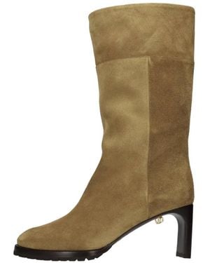 Maison Skorpios Victoria Suede Boot - Grün
