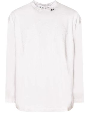 Gcds Long Sleeve T-Shirts - White