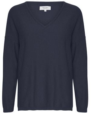 Part Two V-Neck Knitwear - Blue