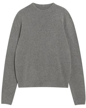 Rick Owens Round-Neck Knitwear - Gris