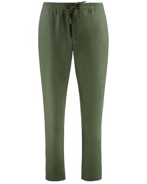 Canali Slim-Fit Trousers - Green