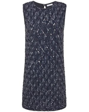 P.A.R.O.S.H. Short Dresses - Blue