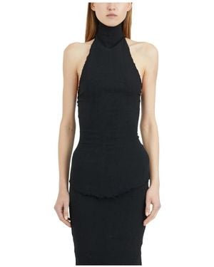 Marc Le Bihan Sleeveless Tops - Zwart