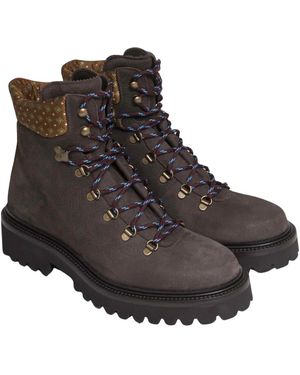 Etro Lace-Up Boots - Negro