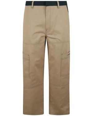 Off-White c/o Virgil Abloh Straight Trousers - Neutre
