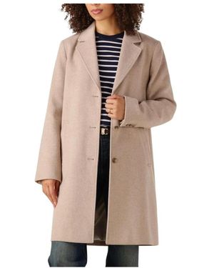 SELECTED Single-Breasted Coats - Naturel