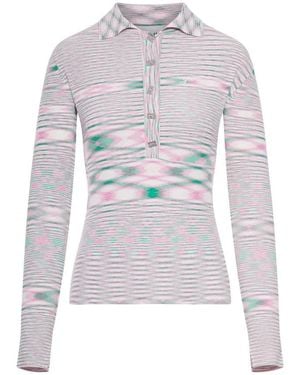Ganni Polo Shirts - Blanc