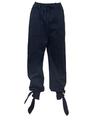 N°21 Tapered Broeken - Blauw