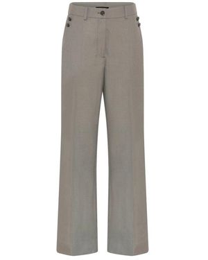 Bruuns Bazaar Wide Trousers - Grigio