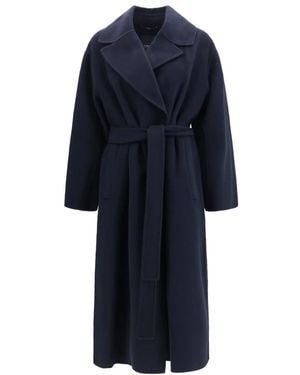 Max Mara Jassen ,Blauw ,Wol Carisma Jas