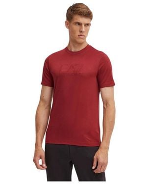 EA7 6Dpt71 T-Shirt - Rood