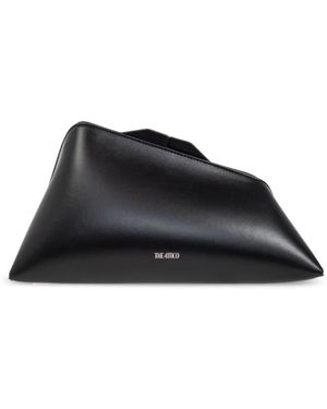The Attico Schwarze tasche mit magnetischem verschluss und asymmetrischem design