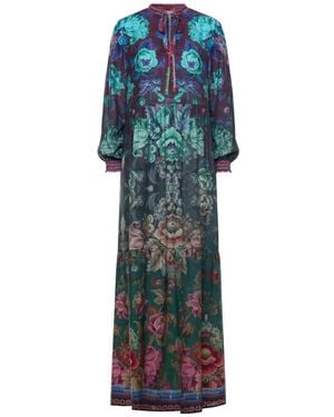 Pierre Louis Mascia Maxi Dresses - Blue