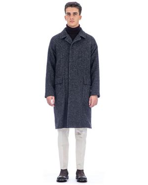 Tagliatore Single-Breasted Coats - Blue