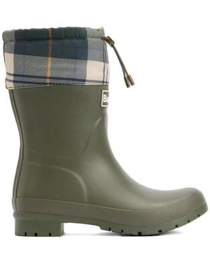 Barbour Schoenen ,Groen ,Polyester Mowbray Mid Welly