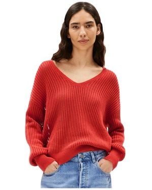 ARMEDANGELS V-Neck Knitwear - Rosso