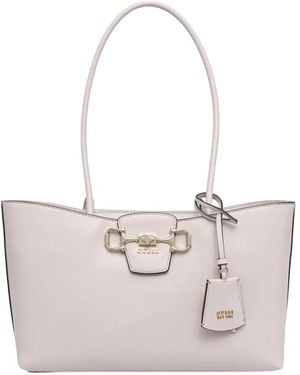 Guess Tassen ,Wit ,Leer Janie Tote