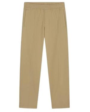 OLAF HUSSEIN Straight Trousers - Neutro