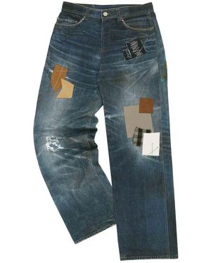 ANDERSSON BELL Blaue patchwork-jeans stilvolle freizeitausflüge