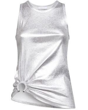 Rabanne Sleeveless Tops - White