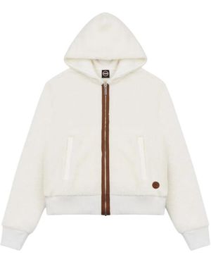 Colmar Half-Zip Teddy Sweater - Wit