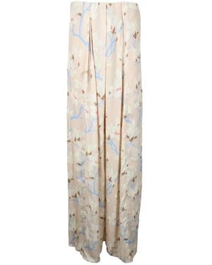 Semicouture Wide Pants - Natural