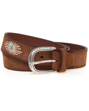 Alberto Luti Belts - Brown