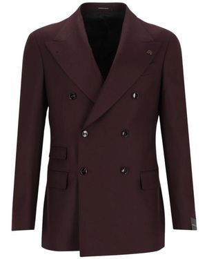 Gabriele Pasini Dubbelrijige Blazer - Bruin