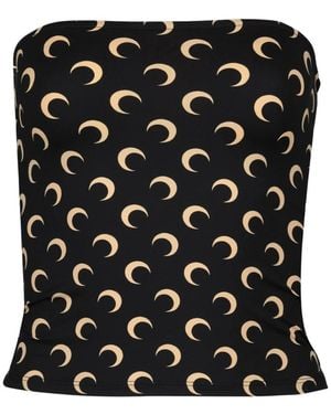 Marine Serre Sleeveless Tops - Nero