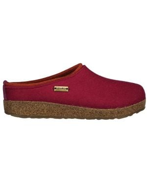 Haflinger Hausschuhe - Rot