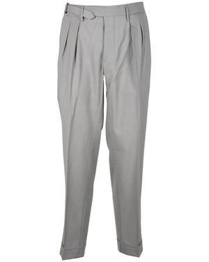 MICHELE CARBONE Tapered Trousers - Gris