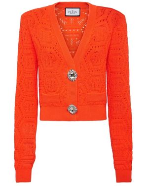 Philipp Plein Cardigans - Rojo