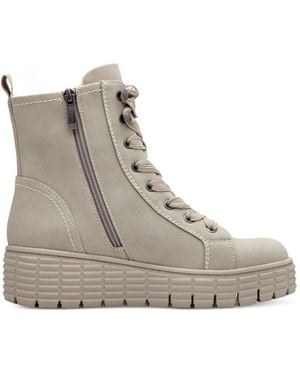 Tamaris Lace-Up Boots - Grey