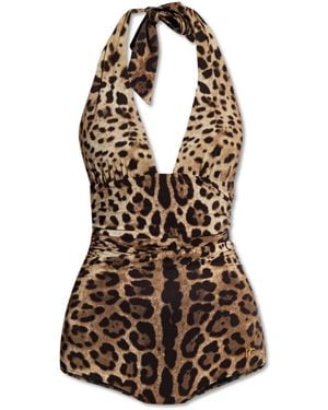 Dolce & Gabbana One-Piece - Brown