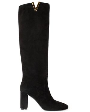 Via Roma 15 Heeled Boots - Black
