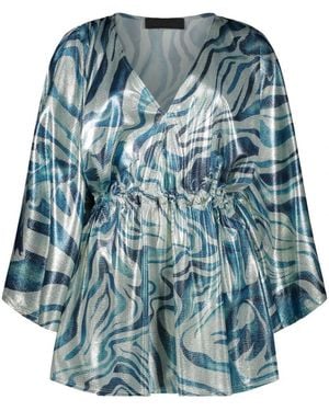 Alberta Ferretti Sleeveless Tops - Blue