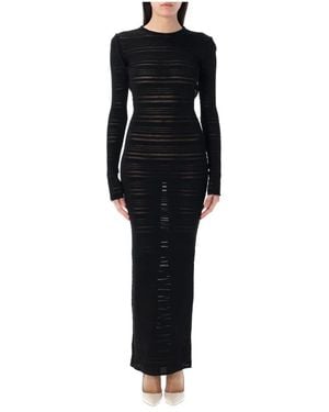 ANDREA ADAMO Maxi Dresses - Black