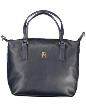 Tommy Hilfiger Blue Polyester Women Handbag
