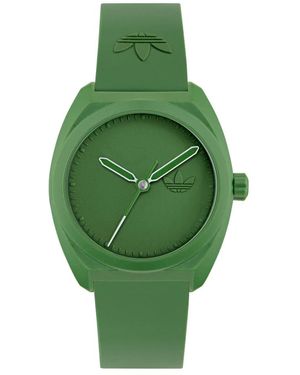 adidas Accessoires ,Groen ,Project Three Groen Quartz Horloge