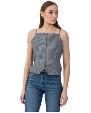 Kocca Sleeveless Tops - Blue