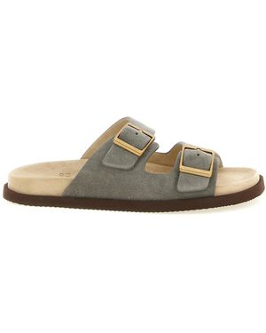 Brunello Cucinelli Sliders - Grey