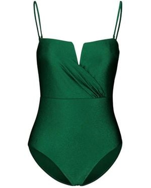 Zimmermann Badmode ,Groen ,Everley V-Wire Bandeau One-Piece