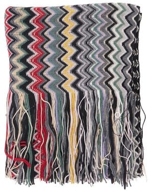 Missoni Accessoires ,Veelkleurig ,Wol Wolmix Sjaal - Meerkleurig