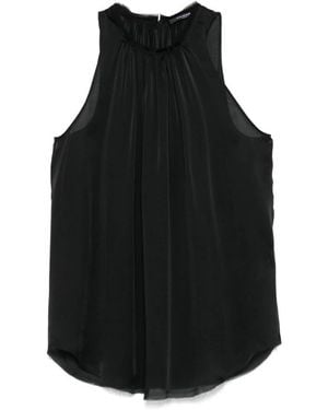 Balmain Sleeveless Tops - Black