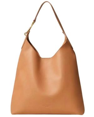 Twinset Tassen ,Bruin ,Leer Borsa Hobo Pelle