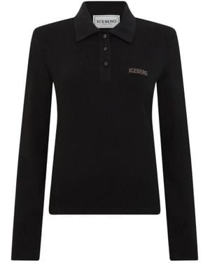Iceberg Polo Shirts - Negro